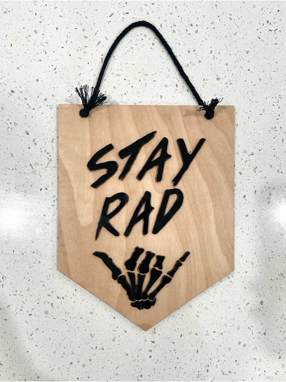 Stay Rad Hanging Sign - Boys Room Decor